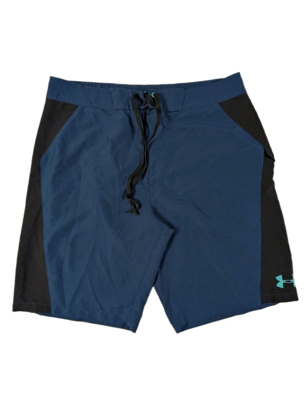 Under Armour Men's Boardshorts Swim Trunks Blue Black Size 34 1290506